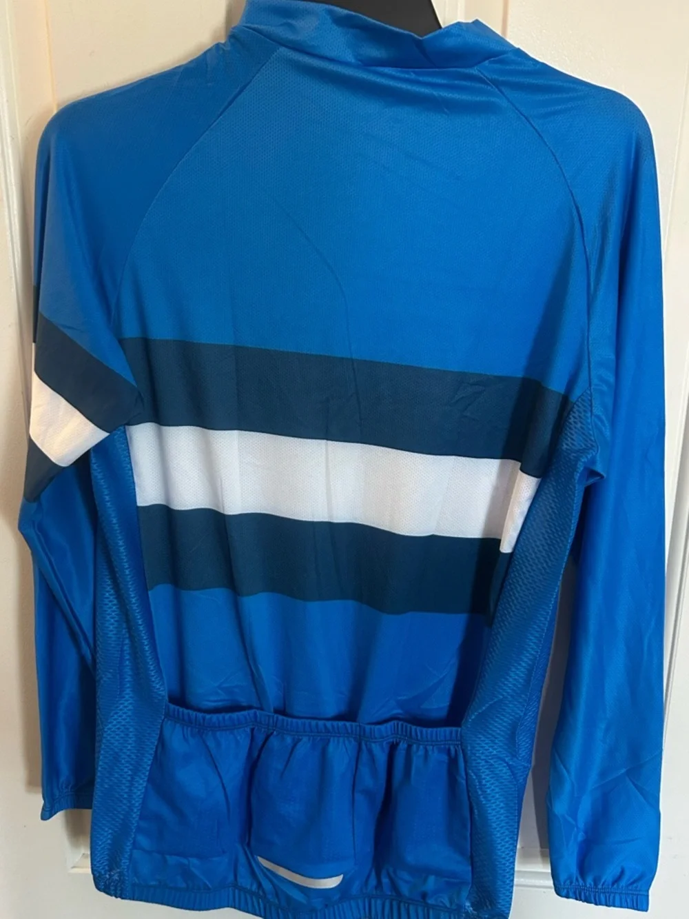 Cycle-Run Full Zip Long Sleeve Athletic Cycling Jersey Sz XXL-see Measurment New - Picture 5 of 7